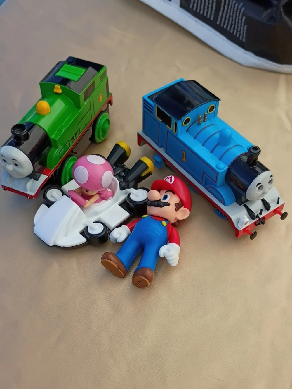 Thomas & Friends Blue Thomas and Green Percy Toy Engines